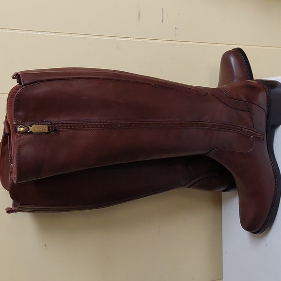 Womens Blondo Zip Up Boots Brown Size 7 - Picture 4 of 15